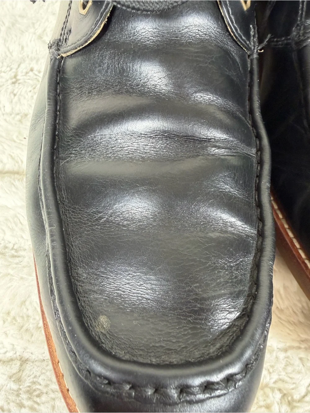 Mens Uggs Leighton Black Leather Chukka Boots Size 12 1001901